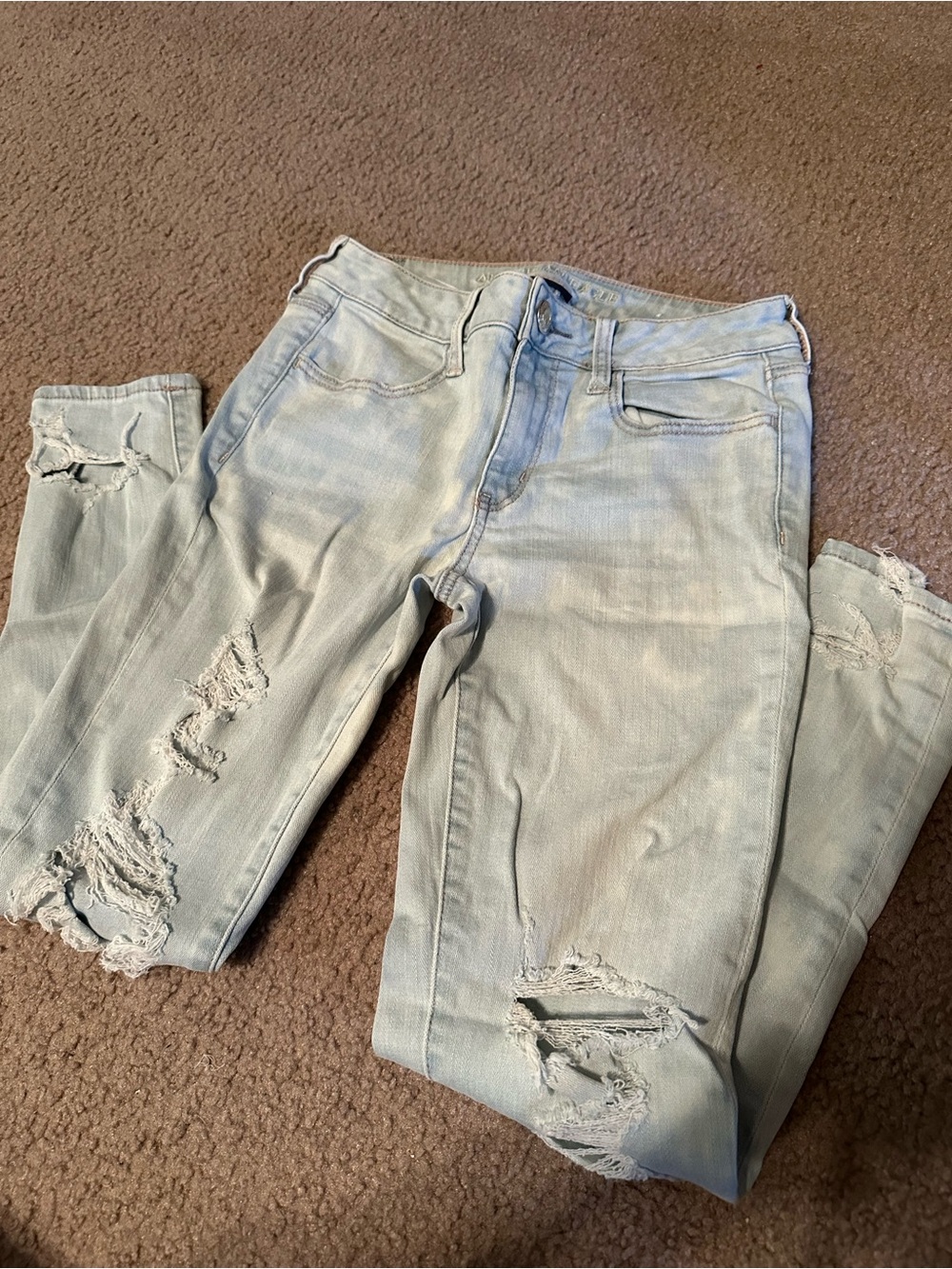 American Eagle Distressed Skinny Jeans